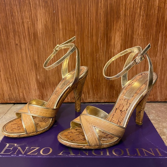 Enzo Angiolini Strappy Heels - Size 7 - Picture 1 of 6